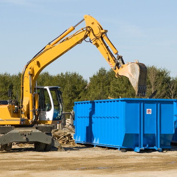 what size residential dumpster rentals are available in Pleasant Run Farm Ohio